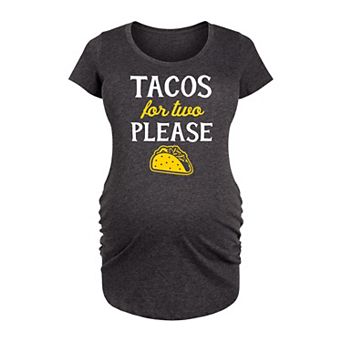 Maternity Tacos for Two Graphic Tee