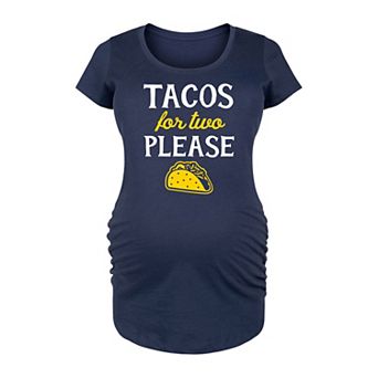 Maternity Tacos for Two Graphic Tee