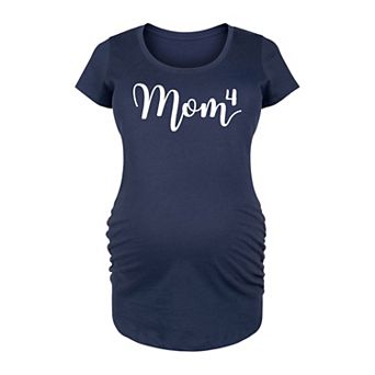 Maternity Mom To The Fourth Power Graphic Tee