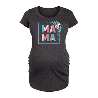 Maternity Floral Mama Graphic Tee