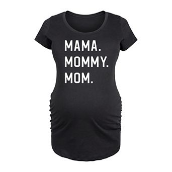 Maternity Family Mama Mommy Mom Graphic Tee