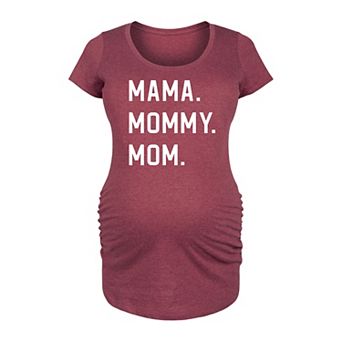 Maternity Family Mama Mommy Mom Graphic Tee