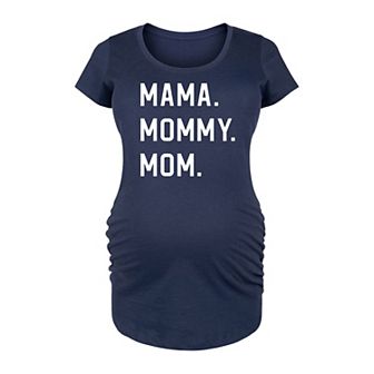 Maternity Family Mama Mommy Mom Graphic Tee