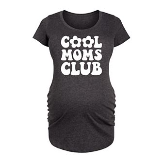Maternity Cool Moms Club Graphic Tee