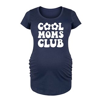 Maternity Cool Moms Club Graphic Tee
