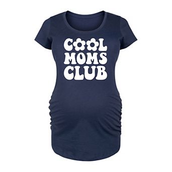 Maternity Cool Moms Club Graphic Tee