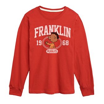 Boys 8-20 Peanuts Franklin 1968 Long Sleeve Graphic Tee