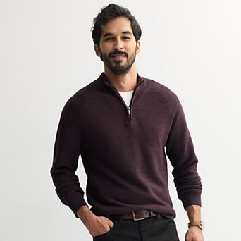 Men's Sonoma Goods For Life® Lightweight 1/4-Zip Sweater