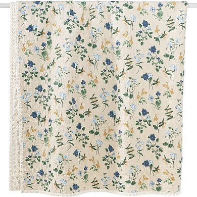 Lands' End Printed Diamond Double Voile Quilt