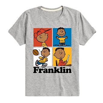 Boys 8-20 Peanuts Franklin Grid Graphic Tee