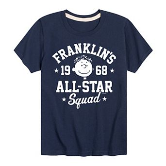 Boys 8-20 Peanuts Franklin's All-Star Squad Graphic Tee