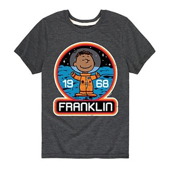Boys 8-20 Peanuts Franklin Space Graphic Tee