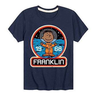 Boys 8-20 Peanuts Franklin Space Graphic Tee