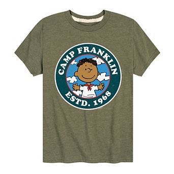 Boys 8-20 Peanuts Camp Franklin Graphic Tee