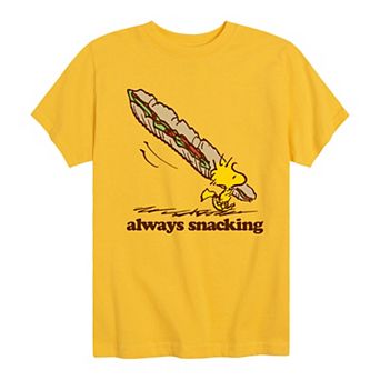 Boys 8-20 Peanuts Woodstock Always Snacking Graphic Tee