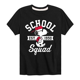 Boys 8-20 Peanuts Snoopy School Squad Graphic Tee