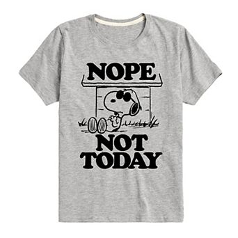Boys 8-20 Peanuts Joe Cool Nope Not Today Graphic Tee