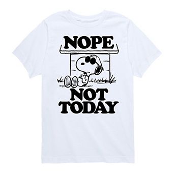 Boys 8-20 Peanuts Joe Cool Nope Not Today Graphic Tee