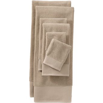 Lands' End Turkish Cotton Luxe 6 pc Towel Set