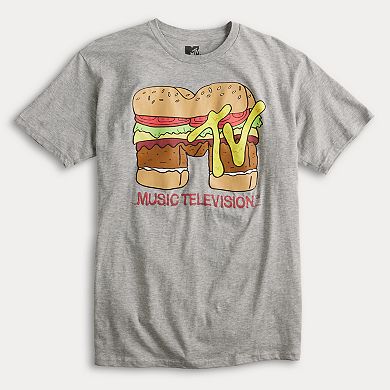 Men's MTV Burger Logo Graphic Tee