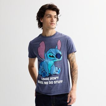 Men's Stitch Please Don't Make Me Do Stuff Graphic Tee