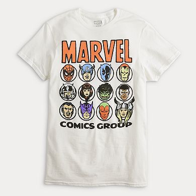 Men's Marvel Comic Heads Graphic Tee
