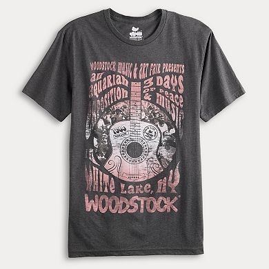 Men's Woodstock Poster Graphic Tee