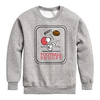 Boys 8-20 Peanuts Football Snoopy Fleece Sweatshirt