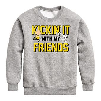 Boys 8-20 Peanuts Kickin' It With My Friends Fleece Sweatshirt