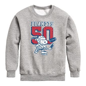 Boys 8-20 Peanuts Snoopy Hockey Fleece Sweatshirt