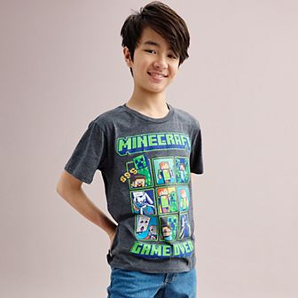 Boys 8-20 Minecraft "Game Over" Graphic Tee