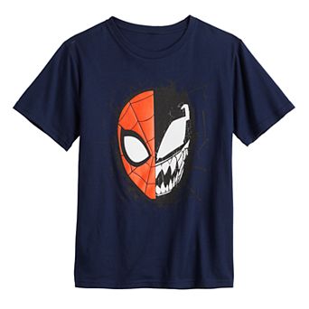 Boys 8-20 Marvel's Spider-Man & Venom Split Faces Graphic Tee
