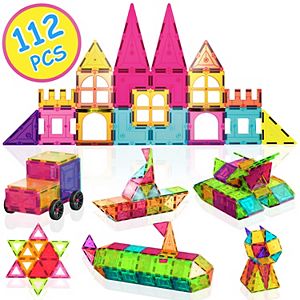 PicassoTiles Kids Toy Building Block Set Glow In The Dark Children Construction Kit Magnet Tiles - Foto 4