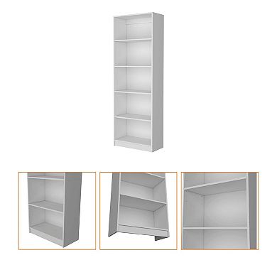 Sutton 4 Shelves Bookcase With Modern Storage Shelves