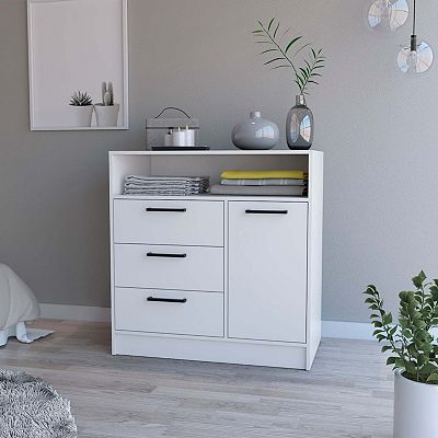 Kohls white reordetable dresser