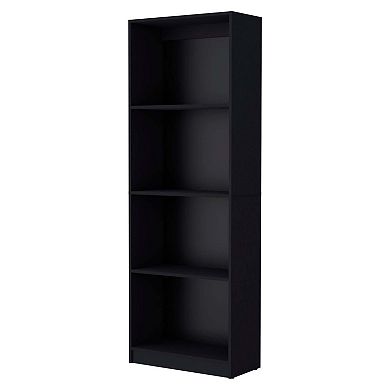 Cortaro 2 Piece Living Room Set With 2 Bookcases, Black