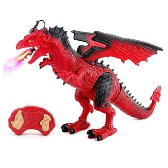 Contixo DR3 RC Dragon Dinosaur-Walking Robot Dinosaur Toy with Light Up Roaring & Spraying Effect