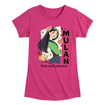 Disney Princess Mulan Girls 7-16 Hero Princess Graphic Tee