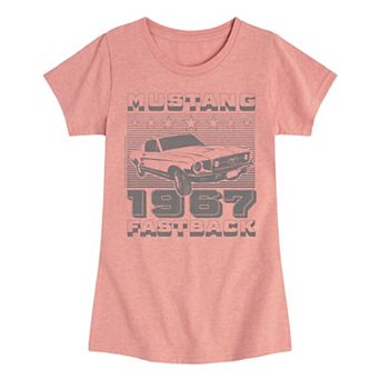 Girls 7-16 Ford Fastback 67 Stars Stripes Graphic Tee
