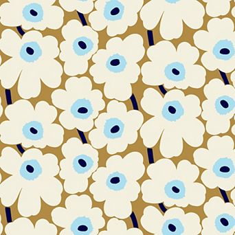 Marimekko Pieni Unikko Floral Print Peel and Stick Wallpaper