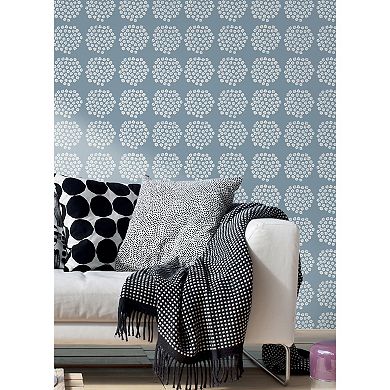 Marimekko Puketti Floral Dot Peel and Stick Wallpaper