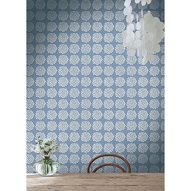 Marimekko Puketti Floral Dot Peel and Stick Wallpaper