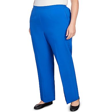 Plus Size Alfred Dunner Stretch Waist Short Length Pants