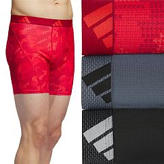 adidas Boy's Sport Performance Boxer Briefs (4 Pack), Bright Red