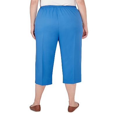 Plus Size Alfred Dunner Island Twill Capri Pants