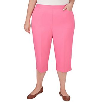 Plus Size Alfred Dunner Island Twill Capri Pants