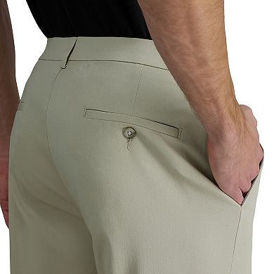 Men's Haggar® Wrinkle Free Performance Khaki Straight Fit Flat Front Pant