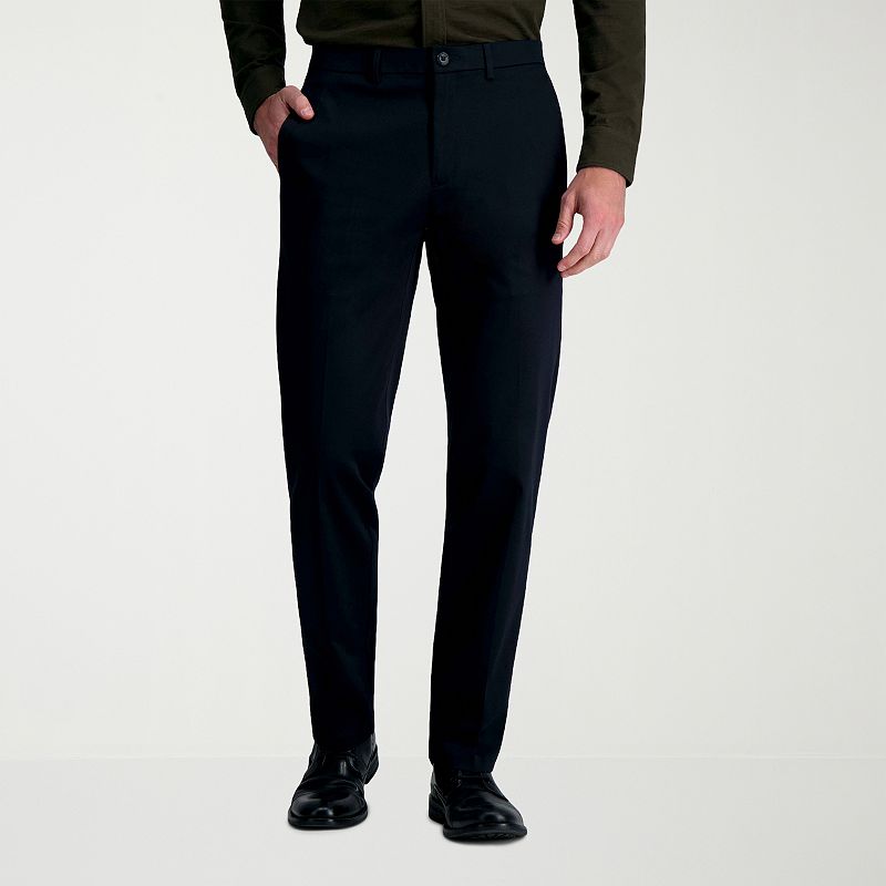 UPC 019783479941 product image for Men's Haggar® Wrinkle Free Performance Khaki Straight Fit Flat Front Pant, Size: | upcitemdb.com