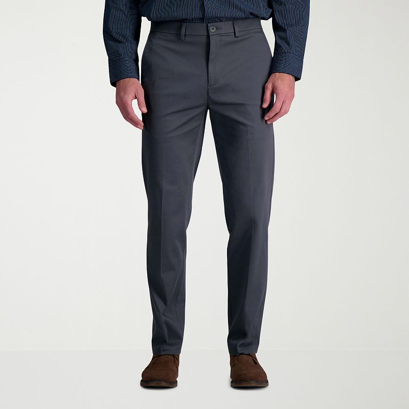 UPC 019783479972 product image for Men's Haggar® Wrinkle Free Performance Khaki Straight Fit Flat Front Pant, Size: | upcitemdb.com