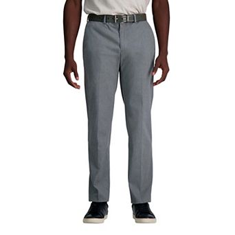 Men's Haggar® Wrinkle Free Performance Khaki Straight Fit Flat Front Pant